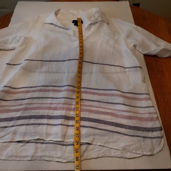 Linen Beach Cover Up From TAHARI | Size 1X - Picture 11 of 12